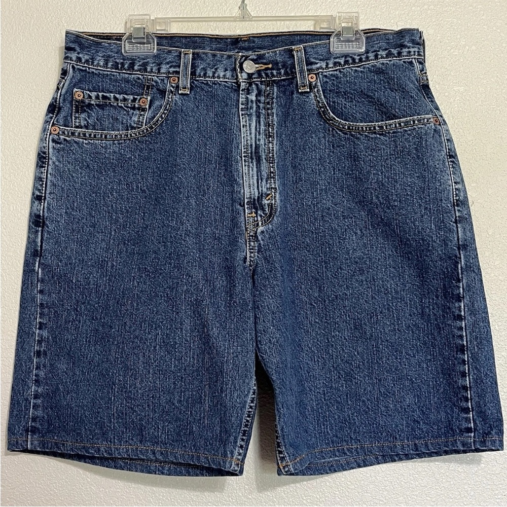 Levi’s 569 Denim Blue Jean Shorts Jorts Loose Straight Fit